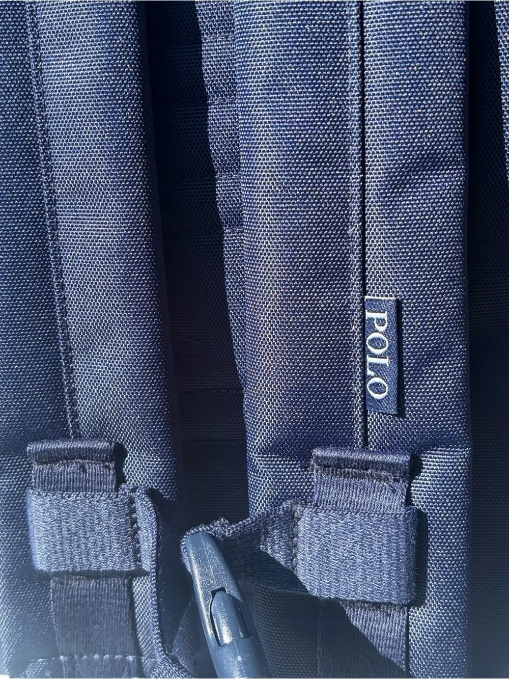 Polo by Ralph Lauren Navy Bear-Embroidered Backpack